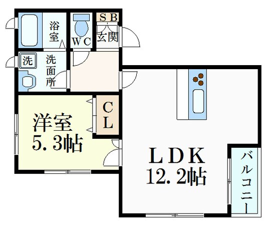 プライム御影本町の物件間取画像